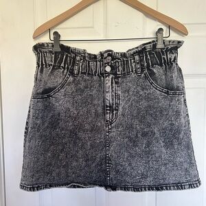 Wild Fable Black wash Denim Skirt